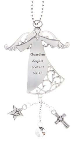 Details about   3 or 10pc Guardian Angel Ornament/ Keychain/ Rearview Mirror; Pink AB; Wholesale 
